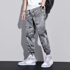 Mäns byxor 2023 Summer Camouflage Cargo Joggger Sport Harem Work Trousers Casual Loose Sweatpants For Mane Elasticity Overalls