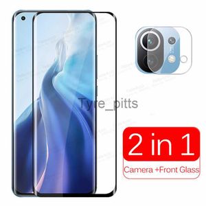 Handy-Displayschutzfolien, 3D, vollständig gebogen, gehärtetes Glas für Xiaomi Mi 11, Glas-Displayschutzfolie, Xiomi Mi11 Sicherheit, Telefon-Schutzhülle, Kameraobjektivfolie x0803