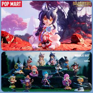 Figure giocattolo d'azione POP MART Serie di personaggi classici Scatola misteriosa Set completo Scatola cieca Kawaii Action Figure Modello di cartone animato Giocattoli regalo 230802