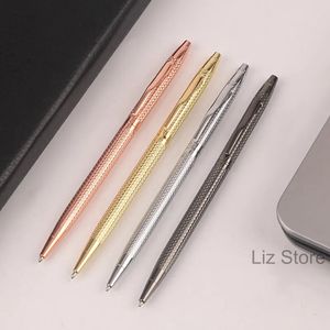 Wholesale Metal Ballpoint Pens Student Teacher Writing Ballpoint Gold Silver School Office Business Signature Pen Festival Gift Ballpoint TH1036