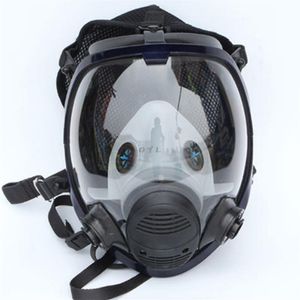 Ansiktspets respiratorpaket Full ansiktsgasmask för att måla spraybekämpningsmedel Fire Protection256L