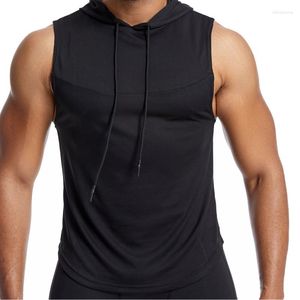 Yoga Outfit Brand Plain Tank Top Men Bodybuilding Singlet Gym Stringer Sleeveless Shirt Blank Fitness Clothing Sportwear Muscle Vest