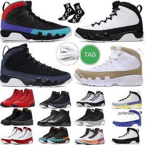 2024 Herren-Basketballschuhe 9s Particle Grey Chile Red Jumpman 9 Change The World Pearl Blue University Gold Bred Patent Herren-Outdoor-Sporttrainer