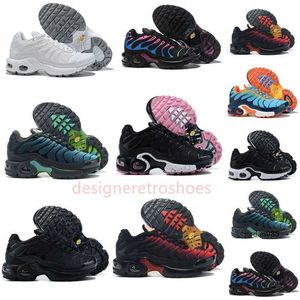 2024 2023 Tn Kids Shoes tn Enfant дышащий мягкий спорт Chaussures Boys Girls Tns плюс кроссовки молодежные дрессировщики размером 25-35