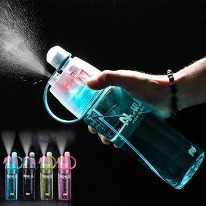Tumblers Outdoor Sports Spray Cup Plastic Spray Cool Summer Sport Water Bottle Bottle Portable Track
