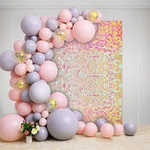 Party Decoration Sequin Backdrop Bakgrund Vägggardin Bröllopsdekor Baby Shower Birthday