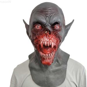 Party Masks Vampire Mask Scary Dracula Monster Halloween Costume Party Horror Demon Zombie Cosplay Props Novely Costume Party Latex Mask L230803