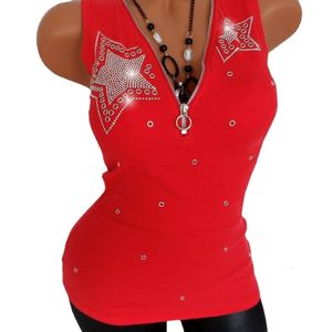 Women's T-Shirt Fashion Y2K Top Tee Sexy V-Neck T Shirt Sleeveless Casual Black Red Tshirt Blusas Women Summer Harajuku T-Shirt Woman Clothes 230803