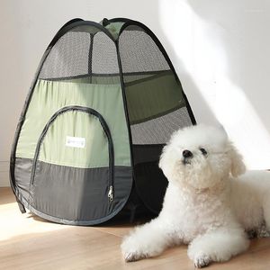 أغطية مقعد سيارة الكلب محمولة صغيرة للحيوانات الأليفة خيمة قابلة للطي في الهواء الطلق تلقائي القطط بيت تربية المطرقة واقية من الشمس.