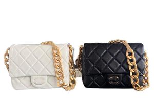 Ch Luxury Designer Bags Women Bag Wallet Handbag Lambskin Sthread FashionダブルカバーショルダークロスボディバッグCHバッグメタルチェーンクラッチフラップトート