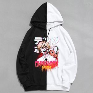 Hoodies masculinos Chainsaw Man Denji Poshita Anime Hoodie 2023 Pullovers Sweatshirts Graphic Manga Tops Hip Hop Streetwear