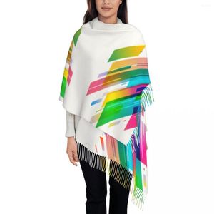 Scarves Abstract Color Shawls And Wraps For Evening Dresses Womens Dressy Wear