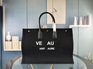 Yeni Moda Kadın Çanta Lüks Tasarımcı Çanta Klasik Nehri Gauche Tote Çanta Omuz Çantası Kadınlar Büyük Beach Alışveriş Çantası Crossbody Bag