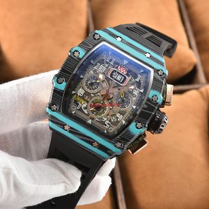 2023 New generation movement hollow design business watch modern movement mechanical wind quartz small three disc craft watches law