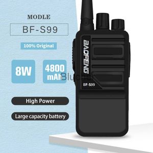 Walkie Talkie Baofeng BF S99 Mini Walkie Talkie 8 W Hochleistungs-Funkgerät Dualband-FM-Handtransceiver Aktualisiert BF888S bf888s Intercom x0802