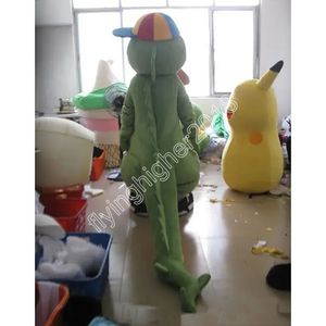 Crocodile Mascot Costume Halloween Christmas Fancy Party Dress Cartoon Character Suit Carnival Unisex Adults Outfit