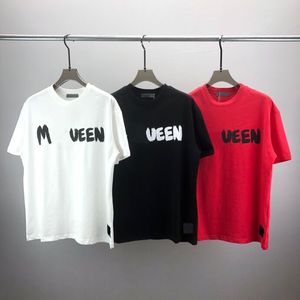 2023SS Spring/Summer High Quality Designer Letter Print T Shirt Cotton Tyg Rund Neck Pullover Kort ärm unisex t-shirt Sweatshirt A7A12X20Z3