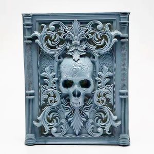 Baking Moulds Exquisite patterns and patterns skull silicone mold diy to make resin plaster model kitchen make iced chocolate cake mold 230802