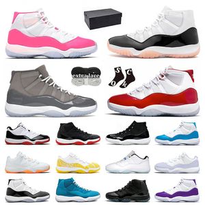 nike air retro jordan 11 jumpman Cherry 11s XI Basketball Shoes For Men Women Miamis Dolphins High Cement Grey Cool Grey Sports Low Legend Blue Sneakers Trainers Big Size 13