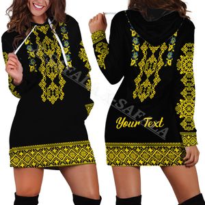 Kvinnor Hoodies Sweatshirts Ukraine National Emblem Country Belief Flag 3D Print Slim Hoodie Dress Casual Wear Lång ärm Huven Pullover3 230802