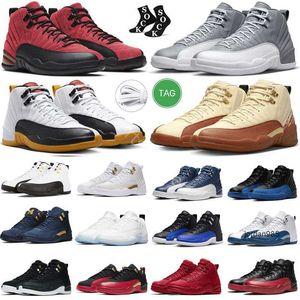 2024 Game Royal scarpe da basket da uomo jumpman 12s Melo Dark Concord Hyper Royalty Nylon Michigan Gym Red Playoff Stealth University Gold Twist sneakers sportive