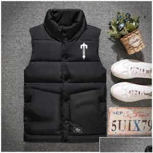 Home Clothing Mens Vests London Trapstar Jacket Style Real Feather Down Winter Fashion Vest Bodywarmer Advanced Waterproof Dhxma
