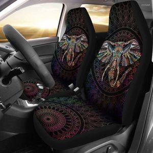 Car Seat Covers Elephant Pattern Amazing 202820 Pack Of 2 Universal Front Protective Cover