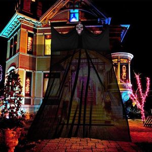 Маски для вечеринок Хэллоуин подвесной украшение призрака Страшное жуткое скелет, летающий для открытого внутреннего дома декор 230802