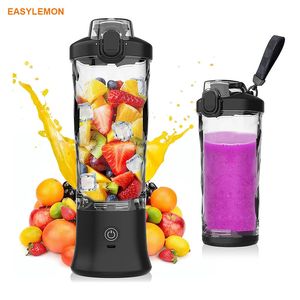 Fruit Vegetable Tools Portable Blender Rechargeable Travel Juicer Cup Electric Mini Personal Size Blenders for Smoothies and Shakes Juice Mixer 230802