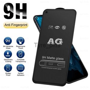 Mobiltelefonskärmsskydd Inga fingeravtryck för Redmi Note 10 9 8 7 Pro 10S 9A 9C 9T Tempererat glas för Xiaomi Mi Poco X3 M3 F2 Pro Frosted Screen Protector X0803