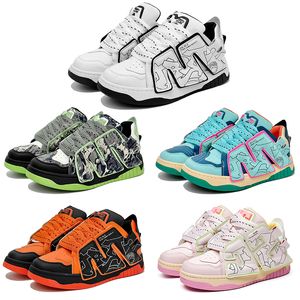 2023 Multi -Color -Freizeitschuhe Männer Frauen schwarz weiß grün rosa lila orange blau mens trainer im Freien Sport Sneaker Farbe 8