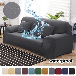 Stuhlhussen Wasserdicht Sofabezug 1 2 3 4 Sitzer Couch High Stretch Slipcover Möbelschutz für Wohnzimmer Alle 230802