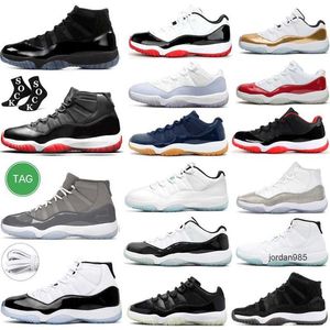 2024 Concord Basketball Shoes Jumpman 11 11S Midnight Nawy Velvet Velvet Cherry Low Hight Cut Cool Grey Metallic Silver Pure фиолетовые тренажеры спортивные кроссовки Размер 13