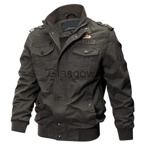 Abbigliamento da moto Grande giacca da volo militare da uomo primavera tempo libero multibag giacca da aviatore da uomo giacca da volo cargo m6xl x0803