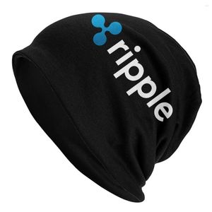 Basker rippel xrp crypto cryptocurrency caps block kedja pengar hip hop skallies beanies hatt män kvinnor vuxen varm motorhuven stickad