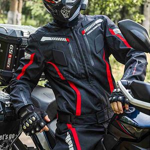 Motosiklet giyim su geçirmez motosiklet ceketi erkekler Chaqueta Moto Giyilebilir Binicilik Yarış Koruma Motokros Takım Linner ile 4 Sezon M3XL X0803