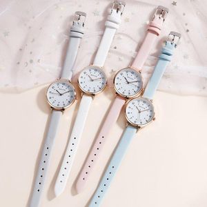 ساعة معصم Sdotter Uthai CQ119 Simple Fashion Quartz Watch Ladies Student Classic Art Retro Colorful