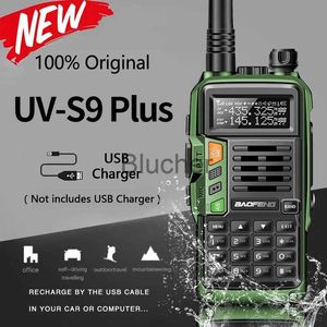 Walkie Talkie Baofeng Professionelles Walkie Talkie UVS9 PLUS VHF UHF Dual Band Zwei-Wege-Radio-Transceiver 10 W wasserdicht bis zu UV5R CB Amateurfunk x0802