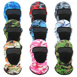 Bandanas andningsbar kamouflage bandana män kvinnor sport springande jogging huvud hals halsduk armé cykel full ansiktsmask rosa pannband skidhatt