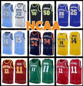 NCAA 25 Penny Hardaway Basketball Jersey 12 John Stockton 34 Charles Barkley College Toni Kukoc North Carolina Lower Merion Will Smith Carlton Bank