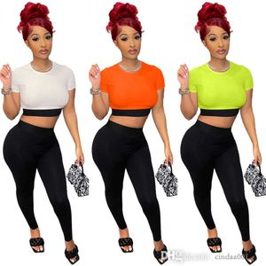 Design Woman Clothes Autumn Tracksuits Fashion Color Matching Navel Sexy Two Piece Set Sportwear 4 Colours