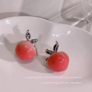 Dangle Earrings Honey Peach Versatile Style Temperament