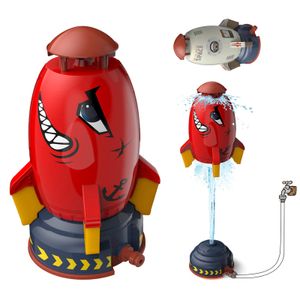 Sports Toys Rocket Learning Toys Outdoor Rakiet Water Water Worka Wyspanie zraszacza Zabawne interakcje w ogrodowym trawniku wodnym zabawki dla dzieci 230803