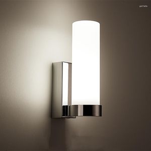 Lampa ścienna Nordic LED Światło Nowoczesne szkło do sypialni nocny salon schody łazienkowe kinos dekoracje lustra