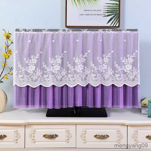 Dust Cover Home Decoration Accessories TV Cover Dust Cover Computer Monitor Protector for Wall Hanging Desktop Curved Type Screen R230803
