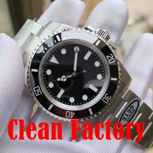 Мужские часы Clean Factory Sub Super Cal.3135/3235, керамический безель, светящийся, стальное сапфировое стекло 904L, водонепроницаемое, скользящий замок для дайвинга, быстрая доставка, оригинальная коробка