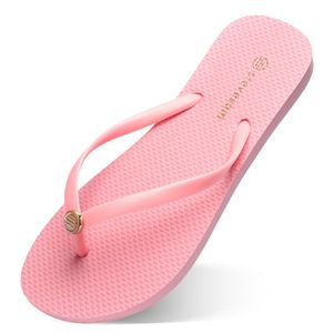 2024 Yeni Yaz Plajı Terlik Barbie Toz Düz Alt Flip-Flops Eur36-39