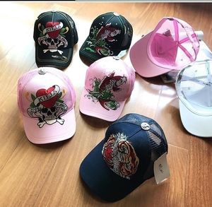 Ballkappen Baseball für Männer ED Tiger Head Fish Sommer Atmungsaktives Mesh Truck Hat Pink Sunvisor Cap Kpop Frauen 230803