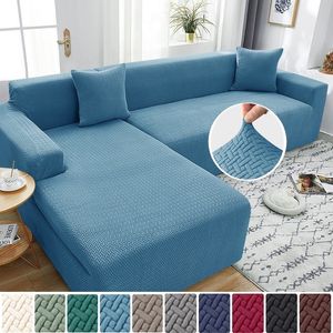 Pokrywa krzesełka jacquard rozciągają sofy slipsover spandeksu elastyczne sofy segmentowe do salonu szezlong lonue Couch Couch Cook 1 2 3 4 SEART 230802