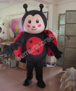 Mascot Costume Cartoon Ladybug Mascot Costume Halloween Christmas Event Costume